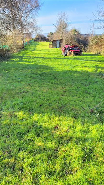large rear garden