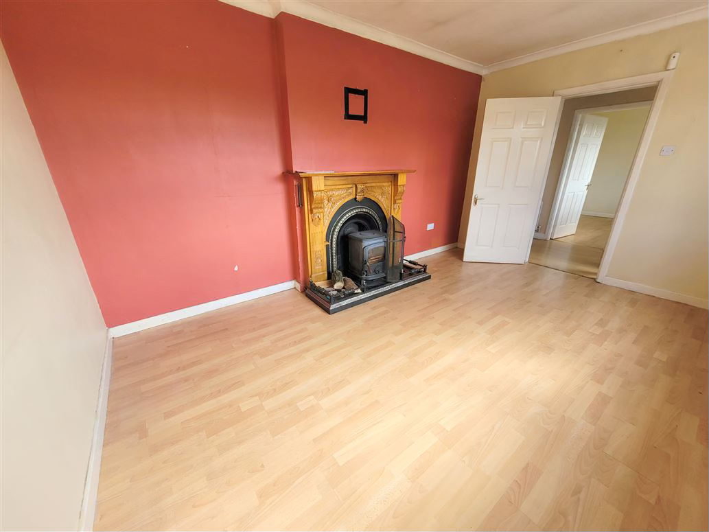 Living room with fireplace