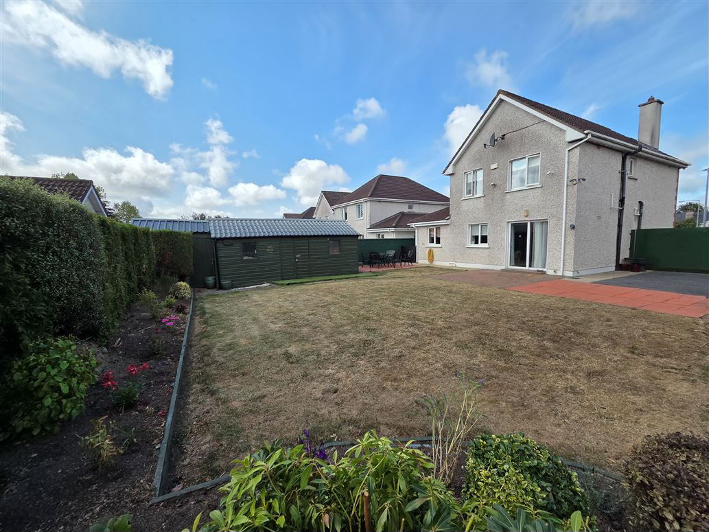back off the house and rear garden