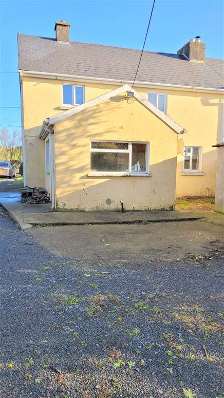 the rear of the house